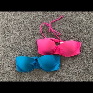 Bundled Victoria’s Secret bandeau bathing tops